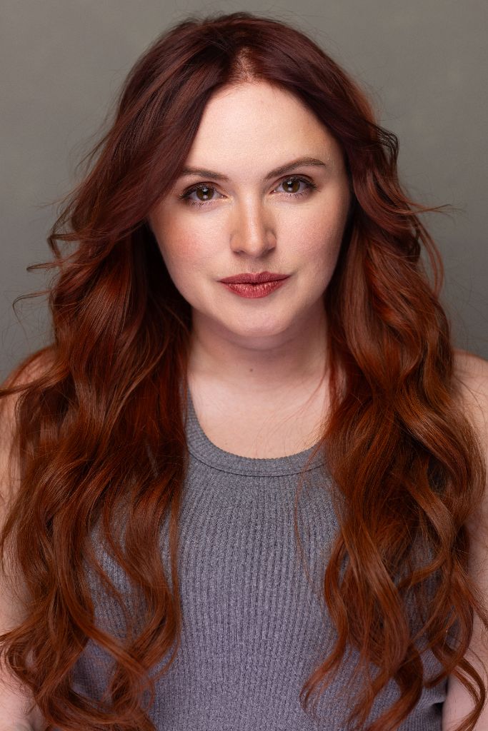 Model showing the 5-minute Mixie Mane transformation